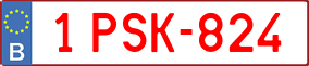 Truck License Plate